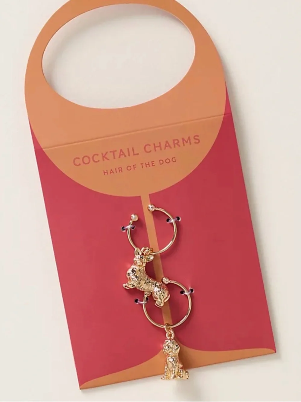 Anthropologie Hair of the Dog Cocktail Charms – Set of 2